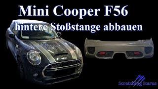 Mini Cooper F56 Stoßstange Hinten Heckleuchten abbauen  Tutorial [upl. by Joaquin]