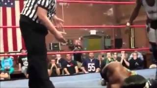 Wrestler Breaks His Neck Doing BackFlip [upl. by Katt]