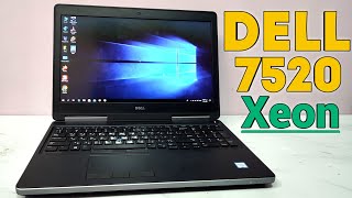 مراجعة لاب dell 7520 بروسيسور xeon [upl. by Marybelle576]