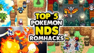 TOP 5 Best Pokemon NDS ROM Hacks 2024 [upl. by Sianna]