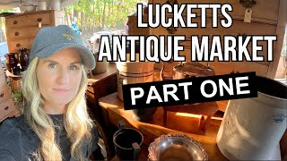 I Spent 4 Hours at this Huge Antique Market Lucketts Fall Market Shop with me [upl. by Inattyrb822]