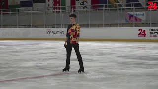 Lukas Britschgi – 20232024 Swiss Figure Skating Championships FS no audio [upl. by Dambro113]