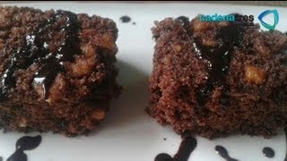 Receta de como preparar brownies de frijol negro Receta comida mexicana  Receta de brownies [upl. by Elorak569]