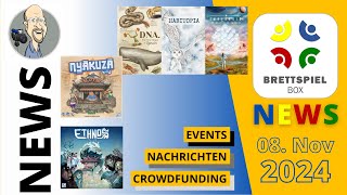 Brettspiel News der Brettspielbox  08 November 2024 [upl. by Yllak]