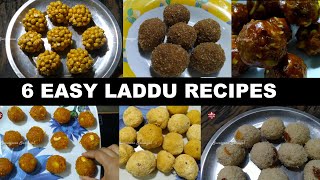 திபாவளி ஸ்பெஷல் 6 வித லட்டு சுலபமான முறையில்  diwali laddu recipe  laddu [upl. by Usanis]