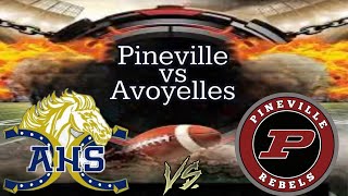 Louisiana High School Football Pineville Rebels vs Avoyelles Mustangs [upl. by Hulbig]