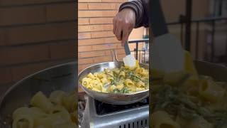 Carbonara di asparagi chefruben cucinaconruben scorzadilimone chetevoimagna [upl. by Maloy]