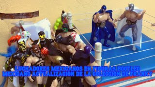 Luchadores 🤼 mexicanos en figuras bootleg mexicano actualización de la colección de franky [upl. by Mini]