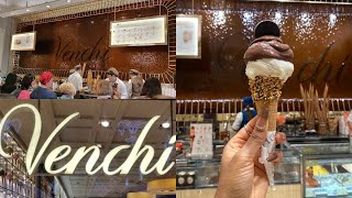 WORLD FAMOUS VENCHI CHOCOLATE IN ROME 🍫🇮🇹  MUST TRY GELATO IN ROME [upl. by Isahella417]