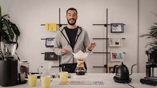 LETS GRIND Chemex  with Stefanos Domatiotis amp the X54 Allround Home Grinder [upl. by Richart]