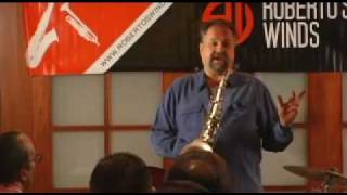 Joe Lovano Master Class  Playing Music Ive Recorded [upl. by Jerusalem]