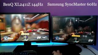 144Hz vs 60Hz Overwatch [upl. by Eerak]