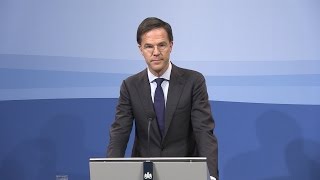 Integrale persconferentie MP Rutte 28 oktober 2016 [upl. by Melas942]