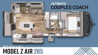 Brinkley Model Z AIR 285 Travel Trailer Tour Ultimate Couples Coach👩‍❤️‍👩 [upl. by Siro]