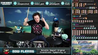 The8BitDrummer plays quotSymphony of Boreal Wind Andrius Boss Theme — Phase IIquot — Genshin Impact [upl. by Broderick]