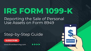 How to Report Form 1099K on Form 1040 for Personal Use Sales [upl. by Akirea]