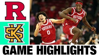 24 Rutgers vs Kennesaw State Highlights  NCAA Mens Basketball  2024 College Basketball [upl. by Vokaay]