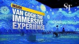 Van Gogh’s art comes to life at immersive digital exhibition at Resorts World Sentosa [upl. by Adiuqram218]