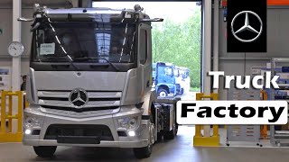 MercedesBenz truck production [upl. by Mcnair]