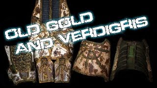 How to paint Old Gold and Verdigris [upl. by Sethrida]