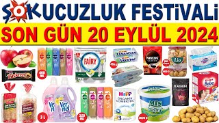 ŞOK UCUZLUK FESTİVALİ İNDİRİM KATALOĞU  ŞOKTA BU HAFTA  ŞOK TEMİZLİK VE GIDA SON GÜN 20 EYLÜL [upl. by Livesay]