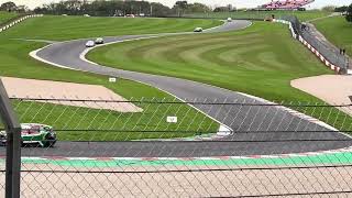 Donington Park 2024 750 Weekend BMW Runs Wide [upl. by Atteroc]