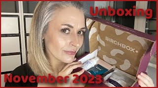 BirchBox November 2023  November 2023 Beauty Box Unboxing  November Monthly Selection [upl. by Basham]