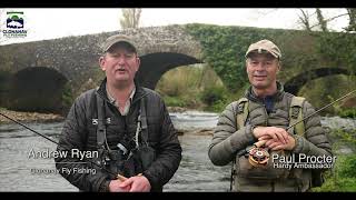 The new Hardy Aydon trout rods at Clonanav fly fishing  with Andrew Ryan and Paul Procter [upl. by Oniuqa400]