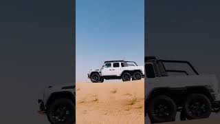 The Mansory Gronos 6x6 P900 based on the MercedesAMG G63 in the desert [upl. by Anekahs]