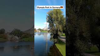 olympiapark munich germany exploremore exploring travelvlog europeancity park parktour fun [upl. by Einhpets847]