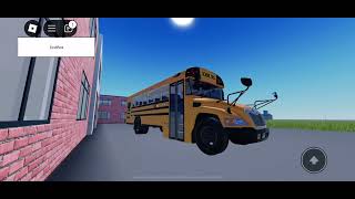 2024 Bluebird Vision Propane Handicap Leaving Kennedy Elementary School [upl. by Branca]