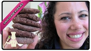 Chocolade koekjes RECEPT 22  GEZONDHEIDSGOEROE [upl. by Warring]