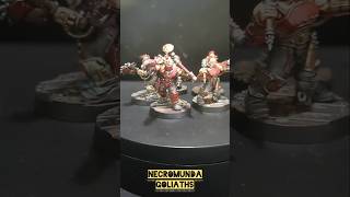 Goliaths gang necromunda warhammer40k miniaturepainting [upl. by Tanitansy418]