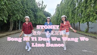 STONEY 送你一多无忘我 SongNiYiDuoWuWangWo  Heru Tian  Line Dance  Yanty Astari [upl. by Madaras]