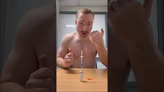 How to do a subcutaneous injection Sub Q TRT shorts [upl. by Liagabba]