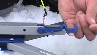 How to set up the JawJacker hook setter when ice fishing [upl. by Virgie722]