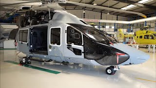 First H160 SAR Helicopter Delivered To Babcock For The French Navy [upl. by Polard]