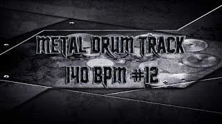 Aggressive Heavy Metal Drum Track 140 BPM HQHD  Preset 20 [upl. by Appolonia]