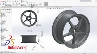 Solidworks  Rim Modeling [upl. by Novehc]