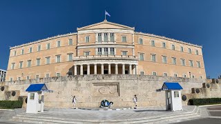 Syntagma Square and Plaka  Athens Greece 2019 [upl. by Yrrum509]