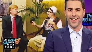 Sacha Baron Cohen Recalls the Ali GDonald Trump Meeting [upl. by Enyleuqcaj]