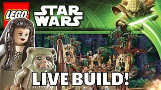 🔴 LEGO Star Wars Ewok Village Live Build 10236 [upl. by Lose]