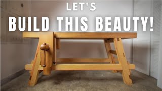 Watch me BUILD this beautiful WORKBENCH…2 Month Timelapse [upl. by Starobin932]