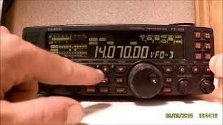 Yaesu FT450 walkthrough demo [upl. by Wey]