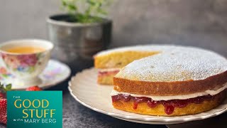 Marys Recipe of the Day Victoria Sponge Cake  The Good Stuff with Mary Berg [upl. by Doelling]