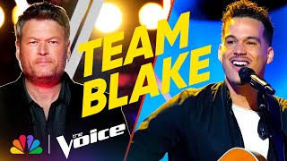 The Best Blind Auditions from Team Blake  The Voice  NBC [upl. by Akirret]