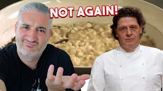 Italian Chef Reacts to Marco Pierre White Mushroom Risotto [upl. by Itteb]