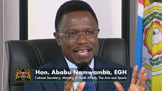 CS HON ABABU NAMWAMBA EXPLAINS THE TALANTAHELA PROJECT [upl. by Bilow]