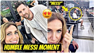 😍MESSI Surprising Gesture Towards Lili Estefan at Inter Miami Sends Fans Into Frenzy [upl. by Sivrad24]