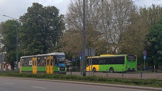 Autobusy i tramwaje w Elblągu [upl. by Sackman]